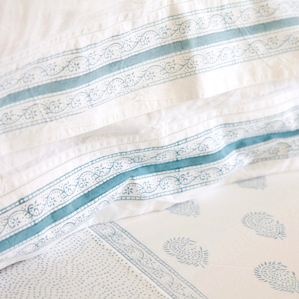 Teal Blue with matching Camila Top Sheet