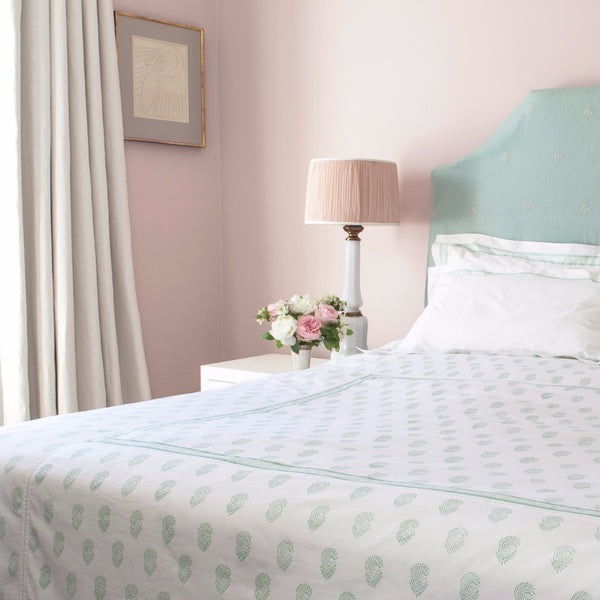 Fern Green with matching Camila Pillow Cases