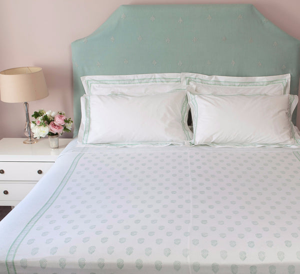 Fern Green with matching Camila Pillow Cases