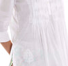 Hand Embroidered Pleated Shirt